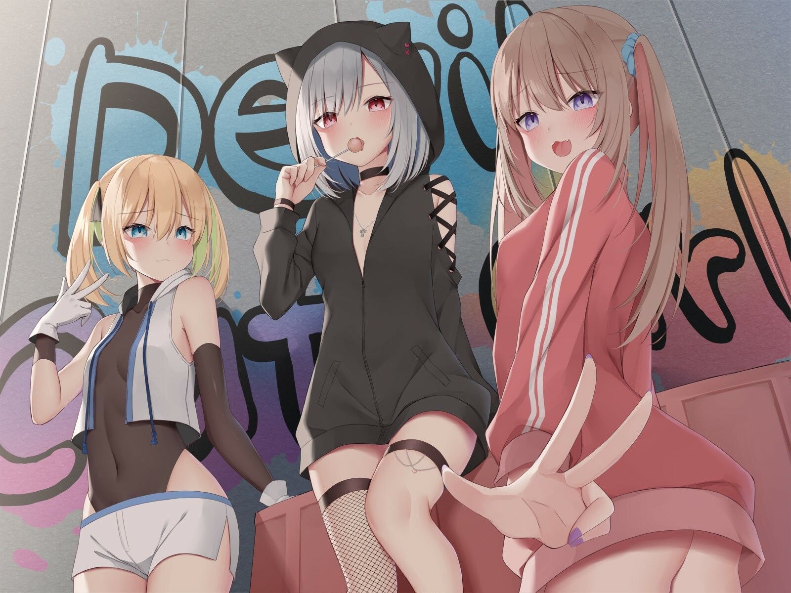 d_260480│【KU100】BAD GALS！！ つよメス×ざこオス×ぎゃんぐすた♪││中出し