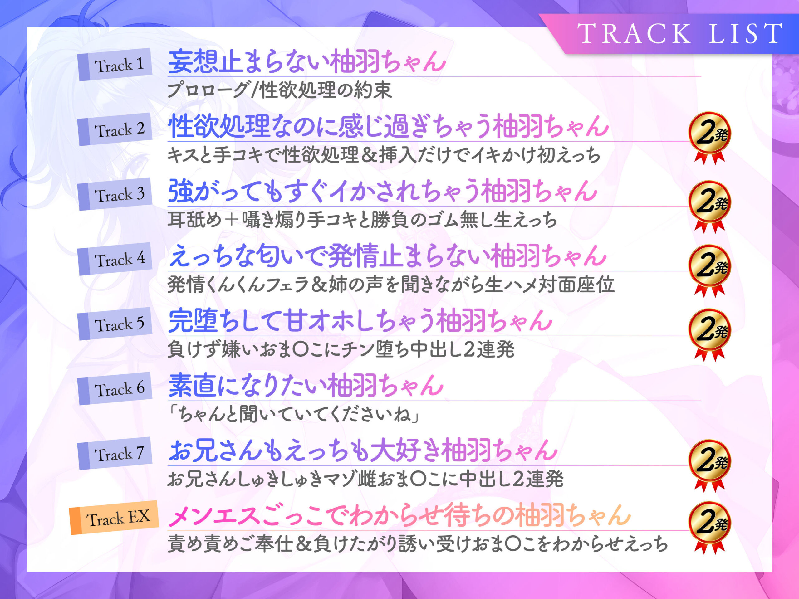 d_512344│【チョロ堕ち×ツンデレ】チョロくて素直になれない柚羽ちゃん〜姉さんの為に性欲処理をしてあげますっ！〜【KU100/フォーリー】││ツンデレ