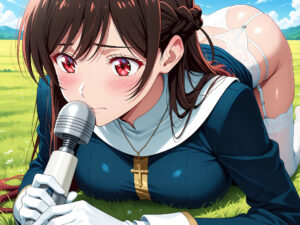 d_579002│【発情ヒロイン】彼女、お借りし●す 水原●鶴 シスター服編││デモ・体験版あり